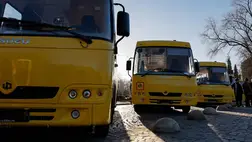 Újabb iskolabuszokat kapott Kárpátalja. Fotó: Viktor Mikita Facebook-oldala