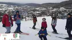 Síeltek és hófánkoztak a nagycsaládosok