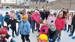 Nagycsaládos korcsolyázás Munkácson