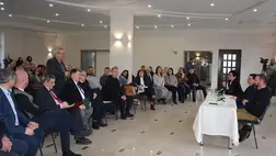 Beregszászon a kárpátaljai magyarság képviselői a megye vezetőivel találkoztak. Fotó: Kárpátinfo/Kovács Elemér