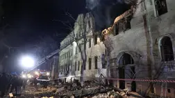 Harkivi lakónegyedet ért orosz rakétatámadás, többen megsérültek. Fotó: t.me/synegubov