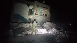 Orosz rakétacsapás New York ellen: emberek rekedtek a romok alatt.  Fotó: facebook.com/vadym.filashkin