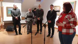 Réti János jubileumi kiállítása Munkácson - Életigenlés, derű és humor. Fotó: Kárpátinfo/Kovács Erzsébet