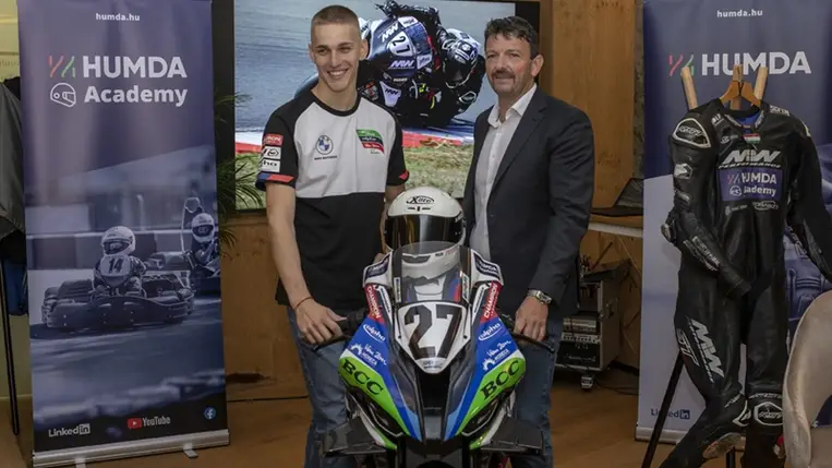 Kovács Bálint a gyári BMW-csapat versenyzője lesz a német gyorsaságimotoros bajnokságban (Fotó: Izsó Krisztián)