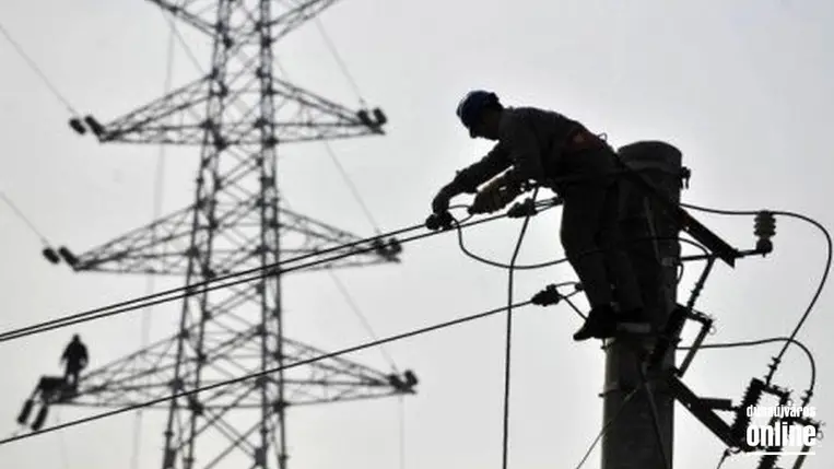 Áramszünet, villanykikapcsolás. Illusztráció