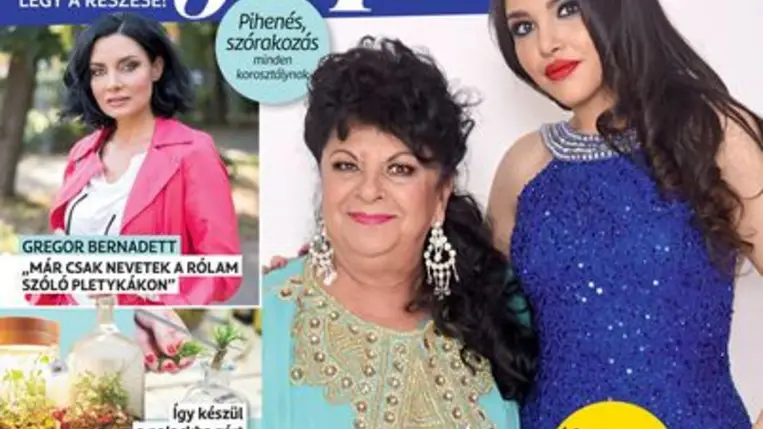 Bangó Margit 21 éves dédunokájával a címlapon: Tina gyönyörű nő