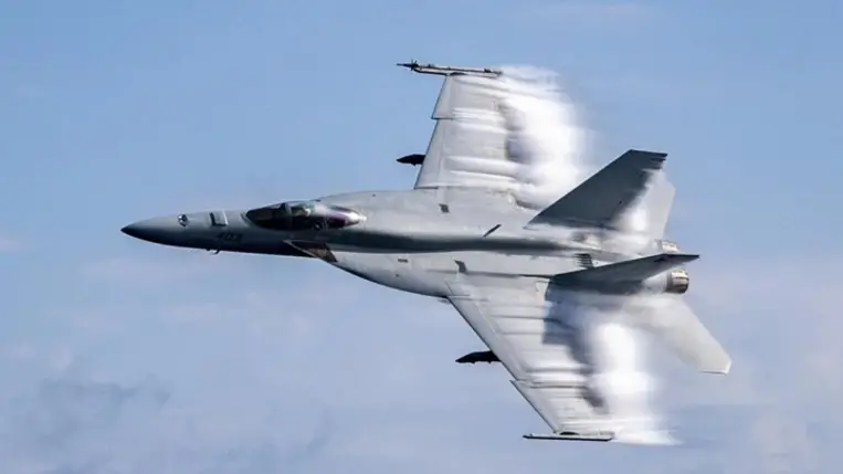 F / A - 18 Super Hornet vadászgépek. Illusztráció. Fotó: US Army