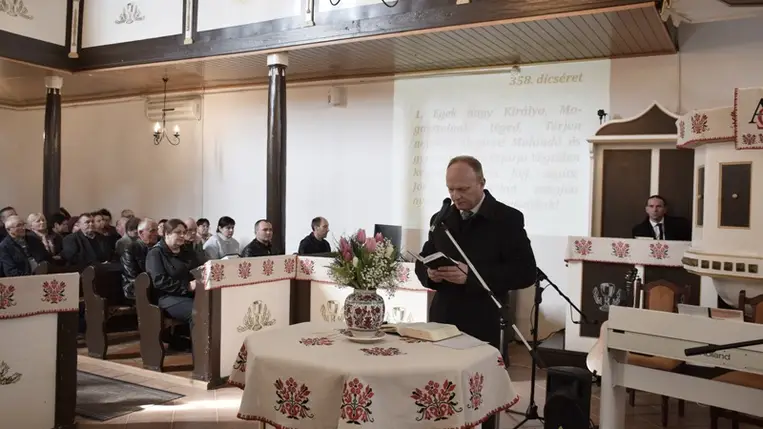 Virágvasárnapi kiskörzeti csendesdélután a nagyberegi református templomban. Fotó: Kárpátinfo/Kovács Erzsébet