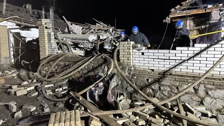 Orosz rakétatámadás Zaporozsje ellen. Fotó: t.me/kurtievofficial