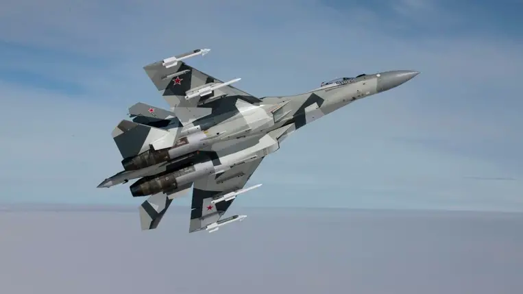 Orosz Szu-35-ös vadászbombázó repülőgép. Illusztráció. Fotó: Internet