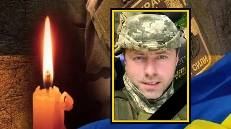 Olekszandr Roszpopcsuk, a Nagyszőlősi Kistérségben található Szőlősegres (Olesnik)i falu lakosa meghalt a háborúban. Fotó: Facebook