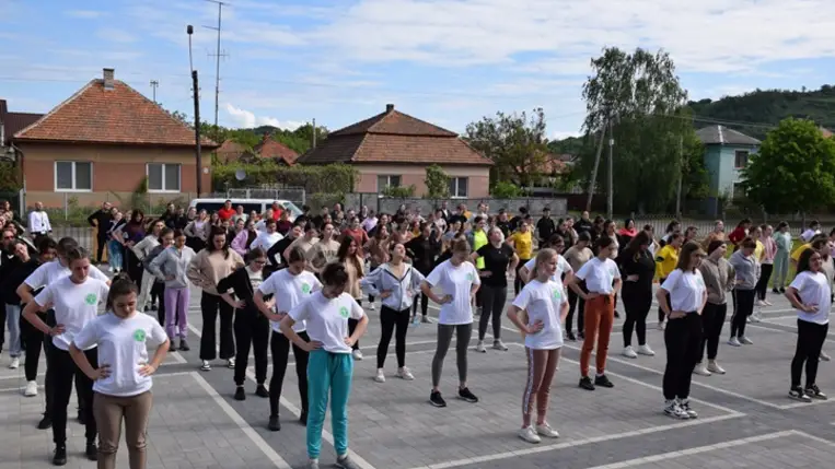 Sportnap a II. Rákóczi Ferenc Kárpátaljai Magyar Főiskola Szakgimnáziumának szervezésében. Fotó: Kárpátinfo/Kovács Elemér