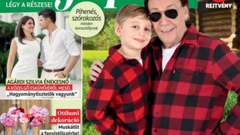Fenyő Miklós összeöltözött unokájával a címlapon: Balázs vagány, mint a nagypapája