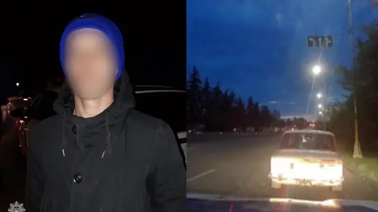 Az ungvári rendőrök járőrözés közben kiszűrtek egy ittas sofőrt, aki már többször lebukott ittas vezetés közben. Fotó: Kárpátaljai Járőrszolgálat