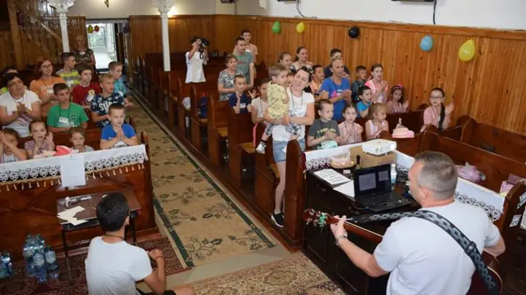 Gyermekhét a beregardói református gyülekezetben. Fotó: Kovács Erzsébet