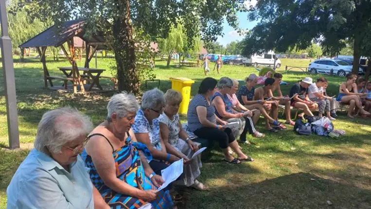 Gyülekezeti kiránduláson a beregardói reformátusok