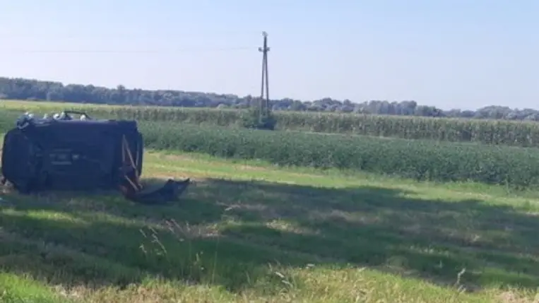 Halálos baleset történt Vas vármegyében, Csákánydoroszló és Halogy között. Fotó: police.hu