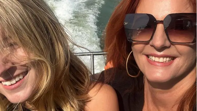 Keleti Andrea lánya már 23 éves: a szőke Viktóriával ritka szelfit készített
