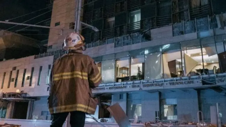 Orosz dróntámadás érte Harkivot, több tucatnyian megsérültek. Fotó: facebook.com/Kharkov.City