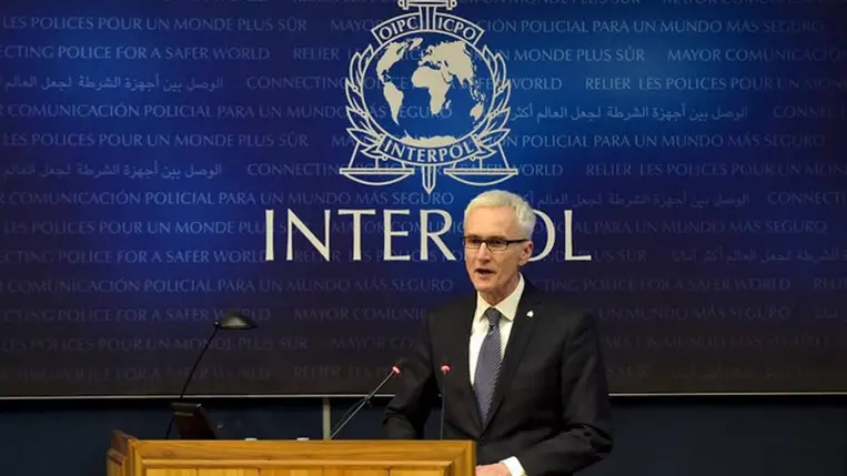 Jürgen Stock, az Interpol főtitkára megkongatta a vészharangot Fotó: AFP/Romain Lafabregue