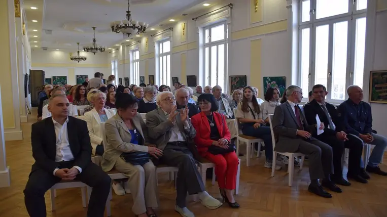 Kiállításmegnyitó a Munkácsy Mihály Magyar Házban -  Volodimir Mikita ismert és ismeretlen alkotásai