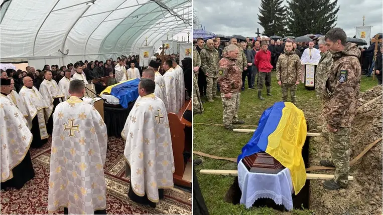 Kárpátalján végső búcsút vettek a 22 éves Borisz Ivantól. Fotó: Zaricsai kistérség