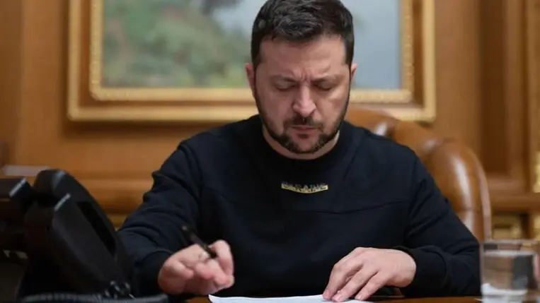 Volodimir Zelenszkij, Ukrajna elnöke. Fotó:  t.me/V_Zelenskiy_official