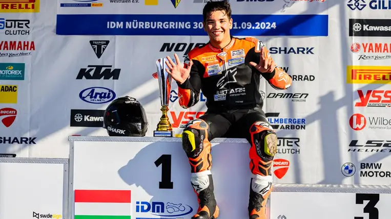 Görbe Soma az IDM Pro Superstock 1000 bajnoka! Fotó: Racing Passion Photography - Damon Teerink