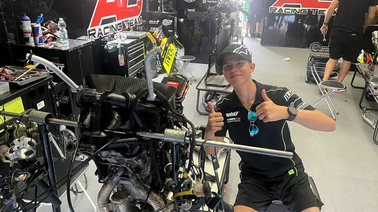 Junior GP: Aragónban szerezheti meg első pontjait Farkas Kevin. Fotó: DASTMEDIA