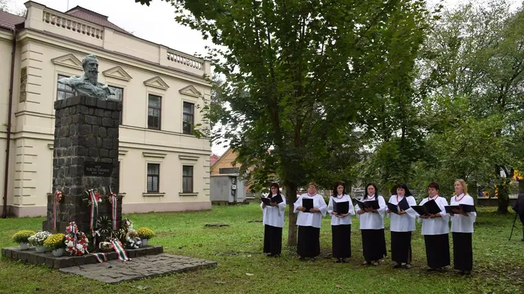 Az aradi vértanúkra emlékeztek Nagyszőlősön - Kitartunk, megmaradunk. Fotó; Kárpátinfó/ Kovács Elemér