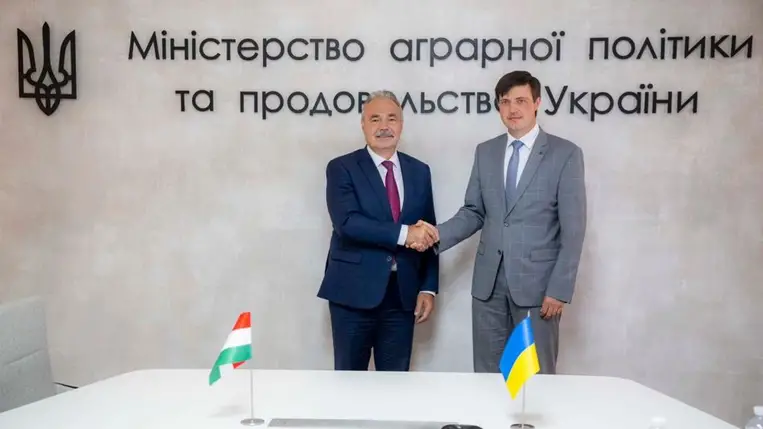 Magyar-ukrán agrárminiszteri találkozó volt Kijevben. Fotó: kormány.hu/Pelsőczy Csaba