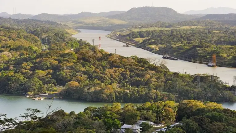 A Panama-csatorna / Fotó: AFP