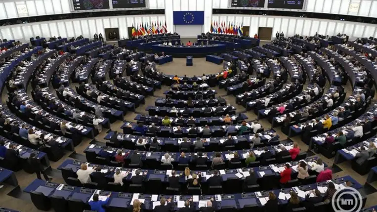 Strasbourg, 2024. szeptember 19. Képviselők szavaznak az Európai Parlament plenáris ülésén Strasbourgban 2024. szeptember 19-én. MTI/Purger Tamás