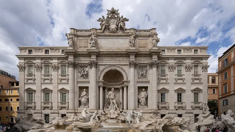 A római Trevi-kút. Fotó: Wikipédia