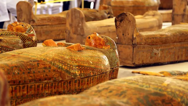 Megmozdult a négyezer éves múmia (Fotó: MTI/EPA/Hanaa Habib)