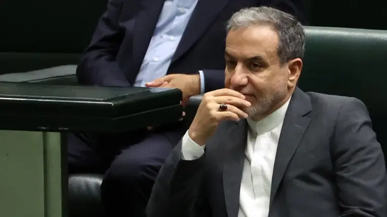 Abbász Aragcsi iráni külügyminiszter (Fotó: MTI/EPA/Abedin Taherkenareh)