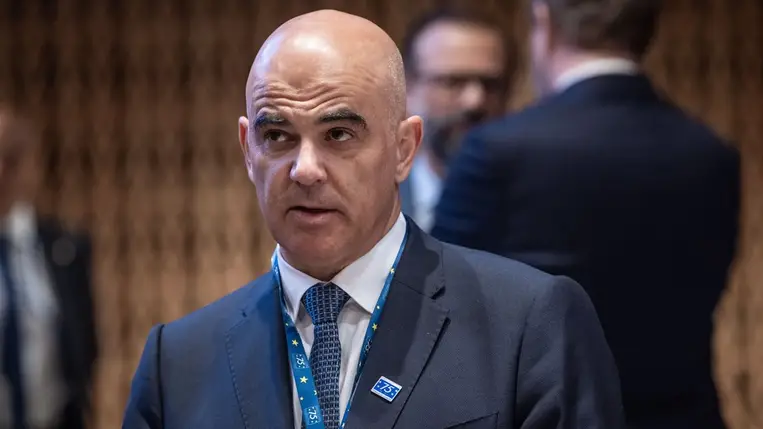 Alain Berset, az Európa Tanács főtitkára (Fotó: MTI/EPA/Christophe Petit Tesson)