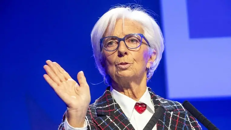 Christine Lagarde: az Amerikából kiszoruló kínai áruk Európát árasztják majd el / Fotó: DPA Picture-Alliance via AFP