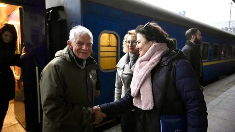 Kijevbe érkezett szombaton az Európai Unió fődiplomatája