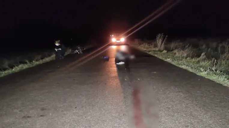 A sofőr elhagyta a helyszínt: 52 éves férfi halt meg egy gázolásban Kárpátalján. Fotó: Nemzeti Rendőrség