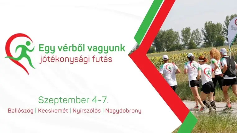 Célba ért az idei Egy vérből valók vagyunk jótékonysági futás mezőnye Nagydobronyban