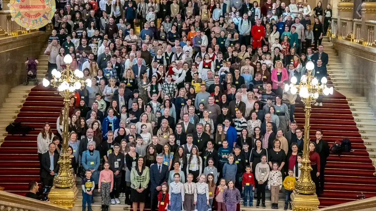 Kárpát-medencei családi nap az Országházban kárpátaljai résztvevőkkel - A családokban rejlik a nemzet jövője