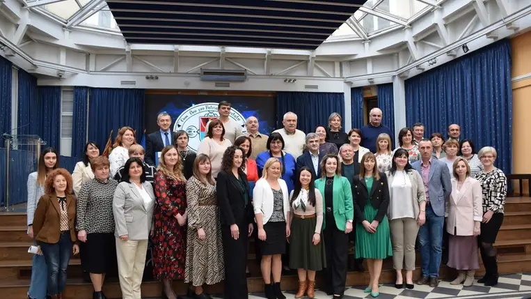 Együttműködési megállapodás aláírása a beregszászi Rákóczi Főiskolán - A gyakorlatorientált pedagógusképzésért. Fotó: Kárpátinfó/ Kovács Erzsébet