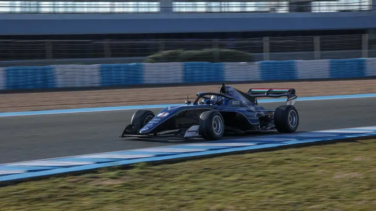 Felemásan sikerült Hideg Ádám hétvégéje a Eurocup 3-ban. Fotó: Hideg Ádám média