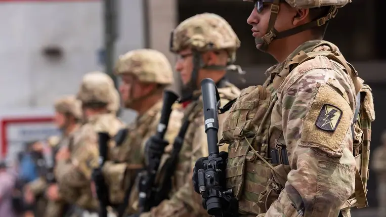 Az amerikai Nemzeti Gárda katonái (Fotó: Shutterstock)