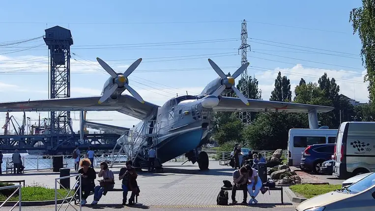 Be-12 Csajka kétéltű repülőgép. Kép forrása: Alexander Grebenkov via Wikimedia Commons