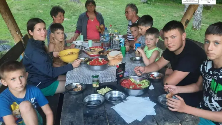 Családi sátorozás a Talabor partján