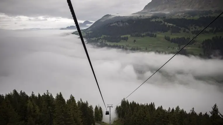 Hegyi felvonó. Illusztráció. (Fotó: MTI/EPA/Keystone/Gian Ehrenzeller)