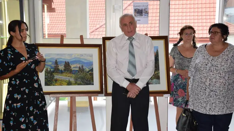 Garanyi-kiállítás nyílt Beregszászon - A sokoldalú lokálpatrióta művész. Fotó: Kárpátinfó/ Kovács Elemér 