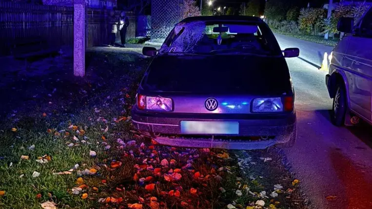 Halálos baleset a Beregszászi járásban – elgázoltak egy nőt Mocsalán. Fotó: Ukrán Nemzeti Rendőrség